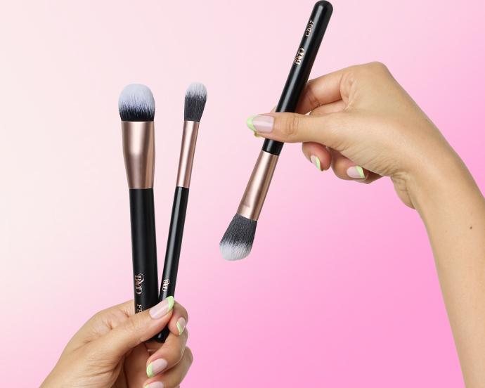 distintos tipos de brochas de maquillaje