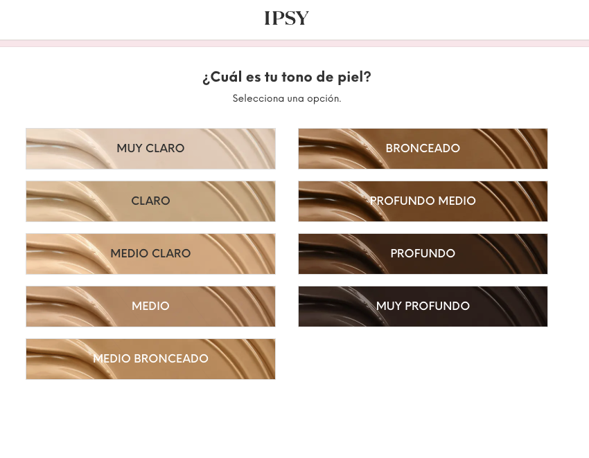 Beauty Quiz First Question