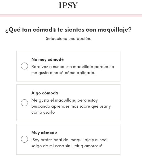 Relacion con el maquillaje Quiz
