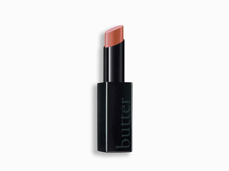 BUTTER LONDON – Clever Plush Rush Satin Matte Lipstick (Soft Nude)