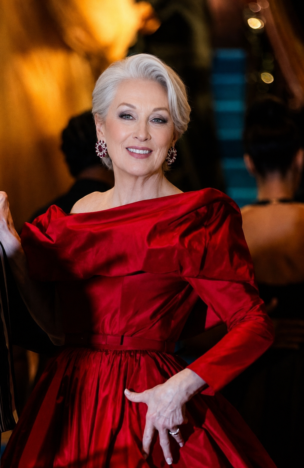 The devil wears Prada red dress