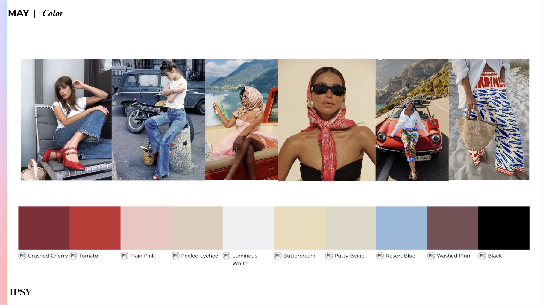 May Glam Bag Moodboard